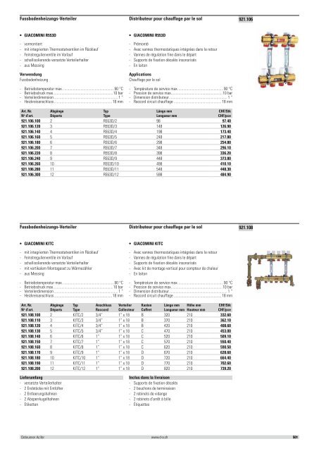 Distribution et émission de chaleur 2012/2013