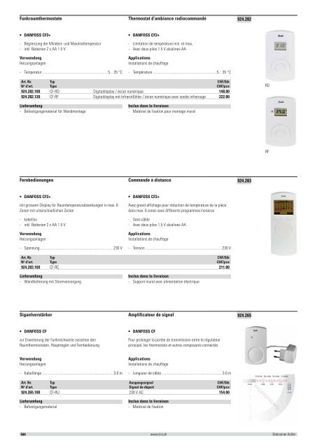 Distribution et émission de chaleur 2012/2013