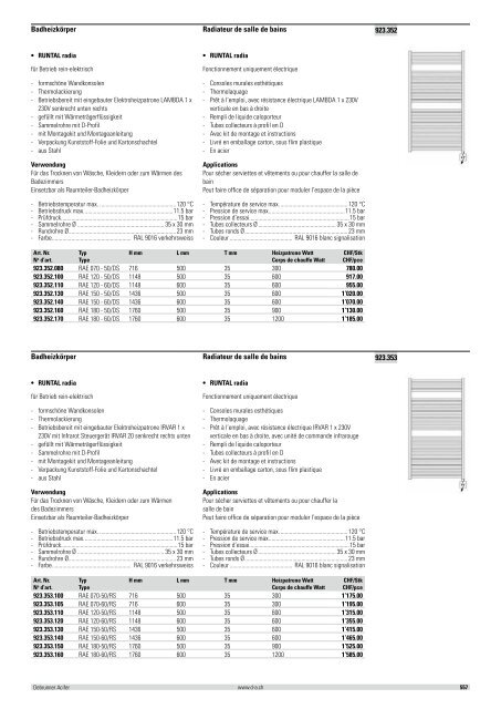 Distribution et émission de chaleur 2012/2013