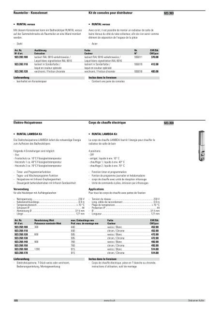 Distribution et émission de chaleur 2012/2013