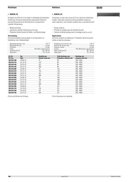 Distribution et émission de chaleur 2012/2013