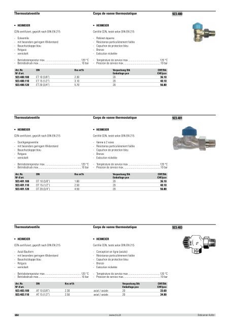 Distribution et émission de chaleur 2012/2013