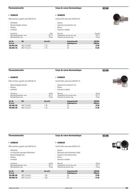 Distribution et émission de chaleur 2012/2013