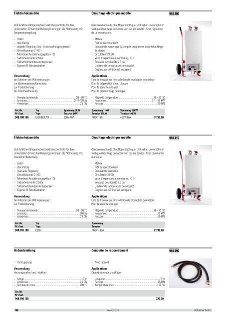 Distribution et émission de chaleur 2012/2013