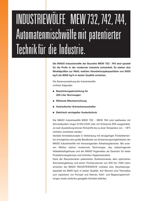 Fleischereimaschinen - Maschinenfabrik Dornhan GmbH