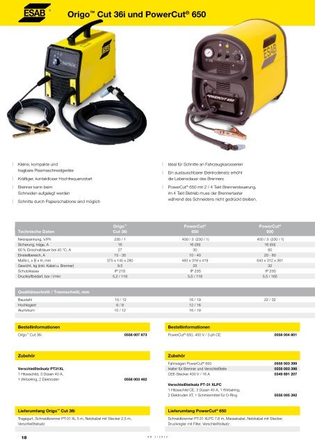 Produktkatalog 1 I 2012 - Esab