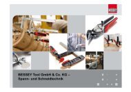 BESSEY Tool GmbH & Co. KG – Spann- und Schneidtechnik