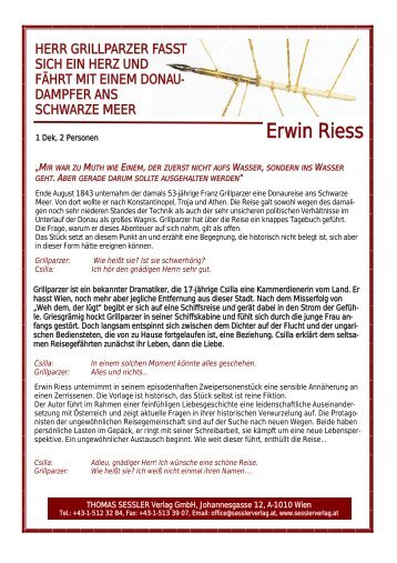 Erwin Riess - THOMAS SESSLER - Verlag