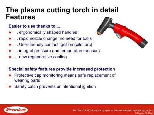 Das Plasma-Schneidsystem TransCut 300 ... - Axson