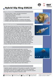 Hybrid Slip Ring ESR220 - GAT Gesellschaft für Antriebstechnik mbH