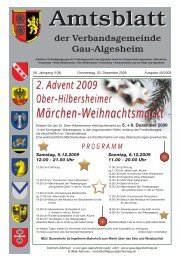 Märchen-Weihnachtsmarkt - Verbandsgemeinde Gau-Algesheim