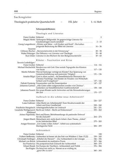 Volltext online - Katholisch-Theologische Privatuniversität Linz