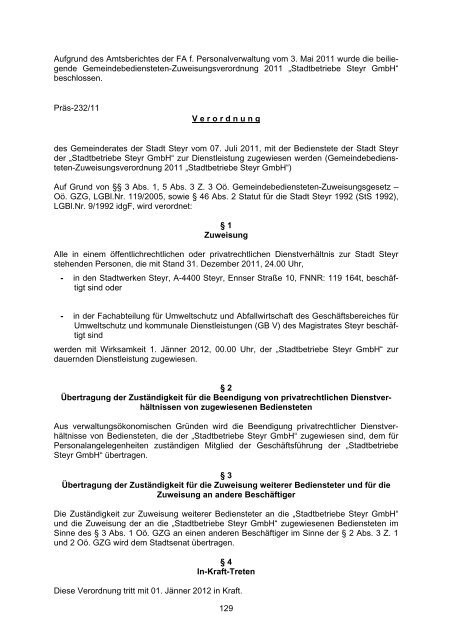 98 PROTOKOLL über die 14. ordentliche Sitzung des ... - RiS GmbH