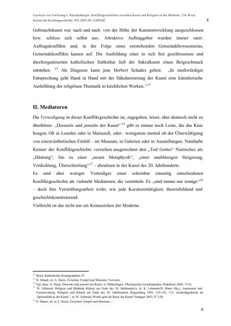 Lesetext: Exposè J. Rauchenberger - MINORITEN KULTUR Graz ...
