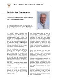 Musikantenblatt 2000 - Musikverein Wartberg od Aist