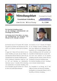 Mitteilungsblatt - Schiedlberg