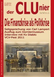 CLUnier 3/2011 - KMV Clunia Feldkirch