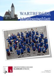 Musikantenblatt 2012 - Musikverein Wartberg od Aist