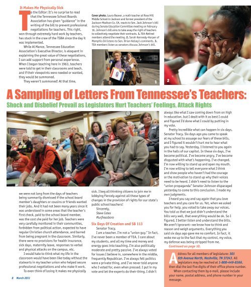 Tennessee's Teachers Will Not Be Silenced - Tennessee Education ...