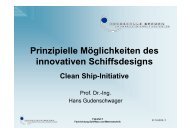 Prinzipielle Möglichkeiten des innovativen Schiffsdesigns