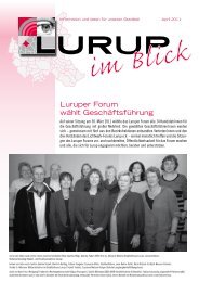 Luruper Forum wählt Geschäftsführung - Unser Lurup