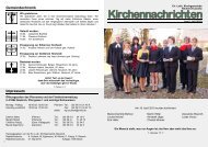 Kirchenblatt Juni/Juli 2010 - Kirchgemeinde Neukirch