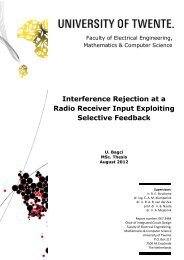 Interference Rejection at a Radio Receiver Input Exploiting Selective ...