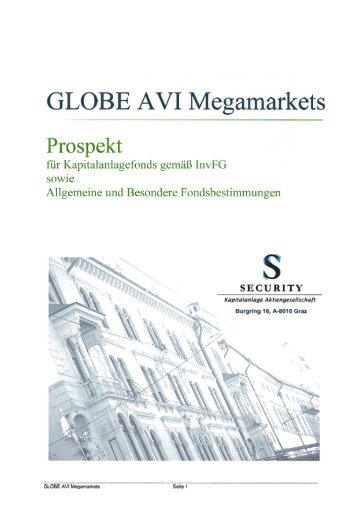 GLOBE AVI Megamarkets - Security KAG