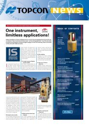 One instrument, limitless applications! - GPS Topcon