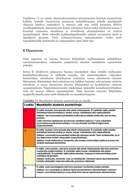 Suuronnettomuusriskien huomioiminen maankäytön ... - Gaia