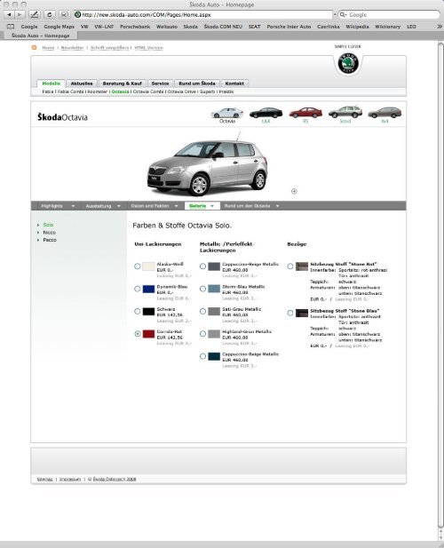 Katalog Octavia Skoda