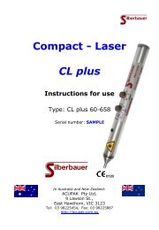 Compact - Laser CL plus - Silberbauer