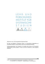 Weiterbildung - Lehr- und Forschungsinstitut