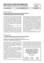 RI Ausgabe Juli - Dezember 2007 - Verband der Rechtspfleger