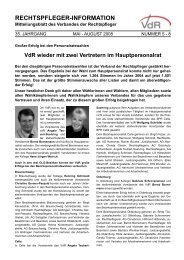 RI Ausgabe Mai - August 2008 - Verband der Rechtspfleger