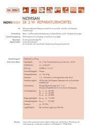 NOVISAN SK 2 W REPARATURMÖRTEL - Schretter & CIE