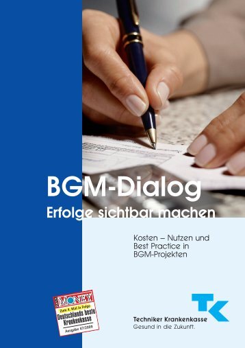 BGM-Dialog – Erfolge sichtbar machen - Techniker Krankenkasse