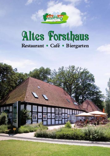 Imageflyer "Altes Forsthaus" (PDF) - Golfplatz Gut Arenshorst