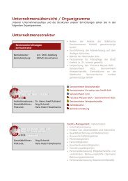 Organigramm der Einrichtungen - Seniorenheime Krefeld