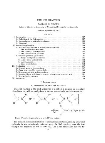 Nef reaction