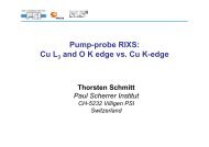 Pump-probe RIXS: Cu L and O K edge vs. Cu K-edge