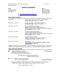 Full CV_December 2012 - User Web Pages - Monash University