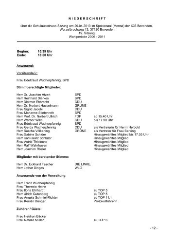 Frau Edeltraud Wucherpfennig, SPD ... - Kreiselternrat