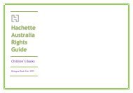 Hachette Australia Rights Guide - Hachette Childrens