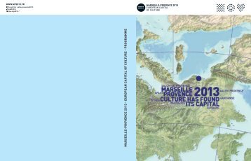 marseille-pro vence 2013 - european c apital of culture - programme