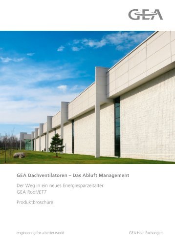 GEA RoofJETT - GEA Air Treatment