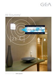 Flexibel und designed - | Gebläsekonvektoren - GEA Air Treatment