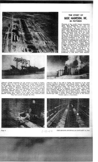Selected Articles from "The Mining Journal" 1944 ... - Vredenburgh
