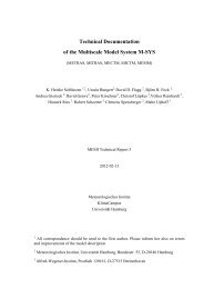 Technical Documentation of the Multiscale Model System M-SYS