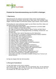RJSO Protokoll GV2010 09-04-2010 ul - Revierjagd Solothurn